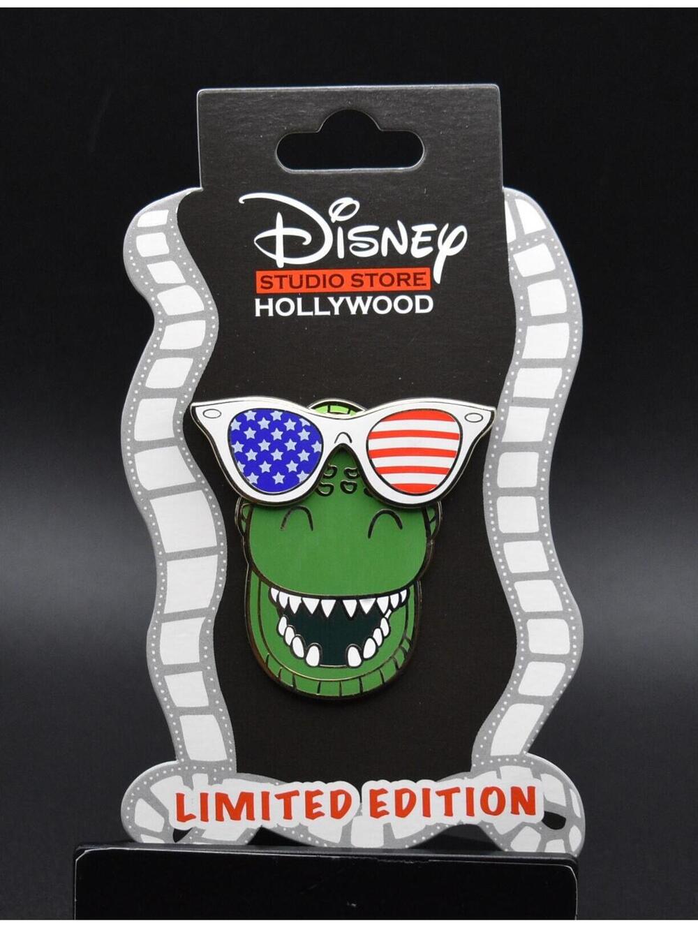 Disney DSSH Rex Toy Story Patriotic 4th July Sunglasses LE 400 Pin (C5)